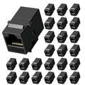 Cat6 RJ45 Keystone Coupler 25-Pack, Ethernet Coupler Female to Female, Ethernet by Unknown