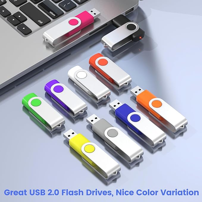 ABLAZE 32GB Flash Drive 10 Pack, USB 2.0 Memory Stick - Image 6