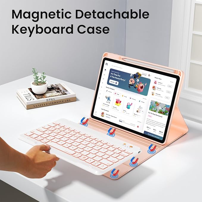 Keyboard and Case for iPad 7th/8th/9th Generation 10.2-inch 2018/2020/2021 - Image 4