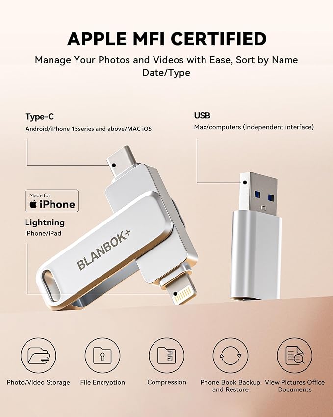 MFi Certified 256GB Flash Drive - Image 2