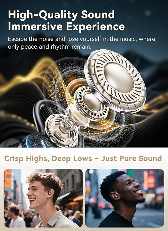 Wireless Earbuds, ENC Noise Cancelling Sport Ear Buds - Image 5