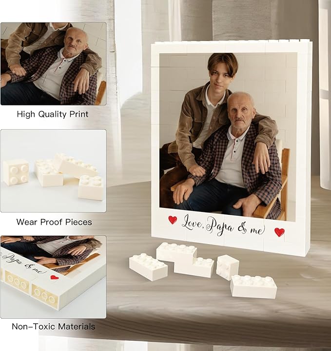 Personalized Photo Puzzle- Customized Photo Building Bricks - Image 3