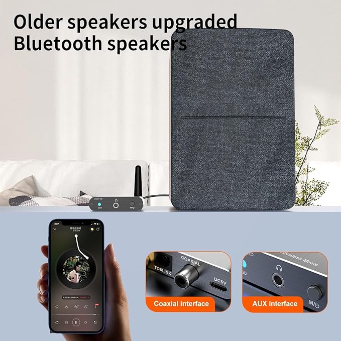 Bluetooth 5.2 Wireless Audio Transmitter Receiver Adapter - Image 5