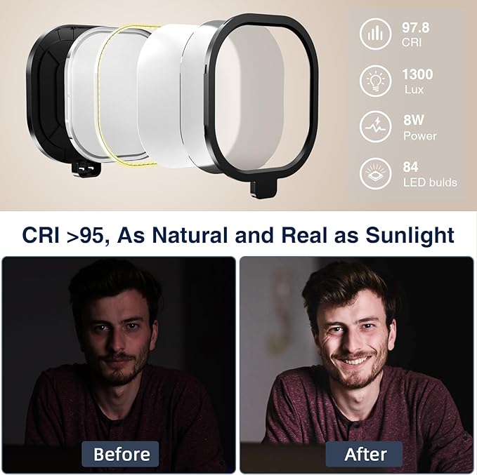 2Pcs Desktop Video Conference Lighting - Image 7