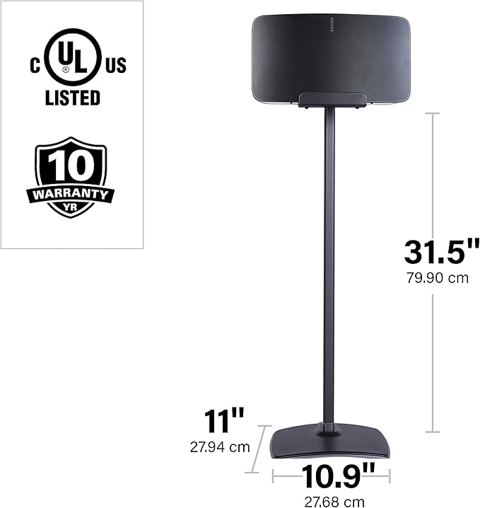 Sanus Wireless Speaker Stand for Sonos Five and Sonos Play:5 - Image 6