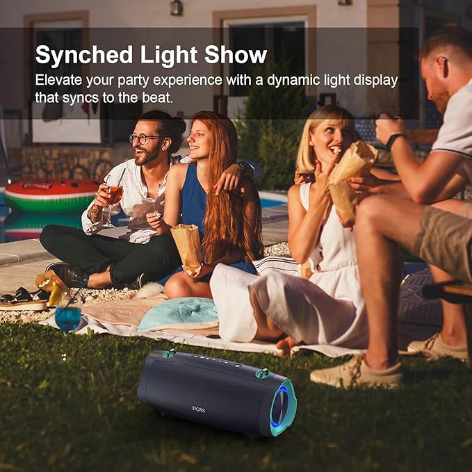 DOSS Extreme Boom Pro D100 Bluetooth Speaker - Image 6