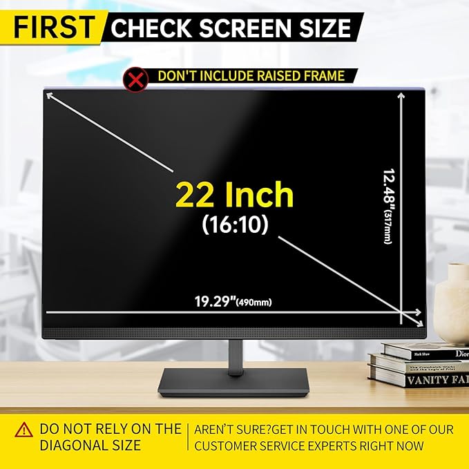 22 Inch Computer Privacy Screen - Image 6