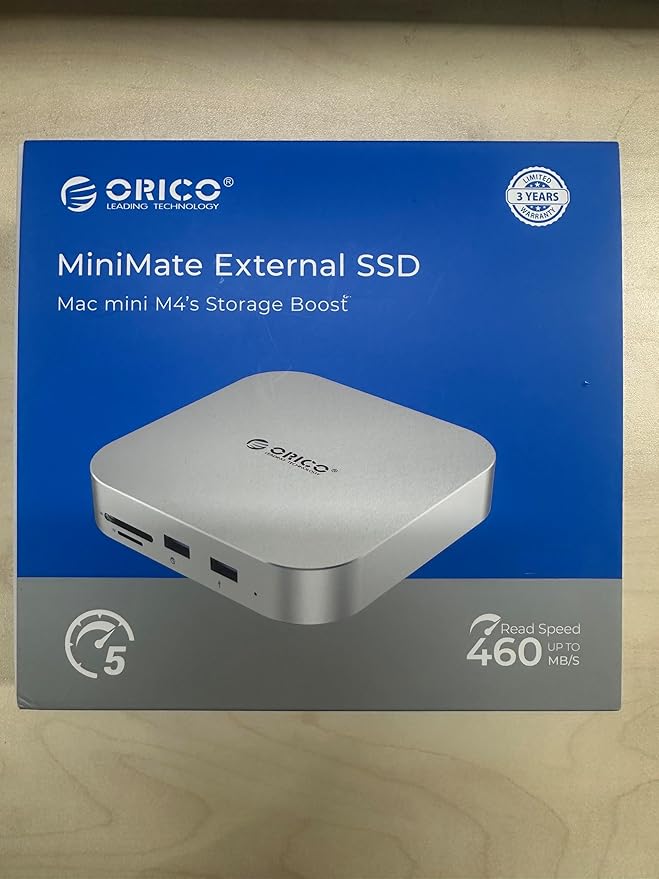 ORICO MiniMate SE Mac mini M4 4TB Storage & Docking Station, External SATA SSD - Image 9