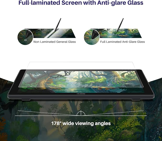 HUION Kamvas 24 Plus 2.5K QHD Graphic Drawing Tablet - Image 2