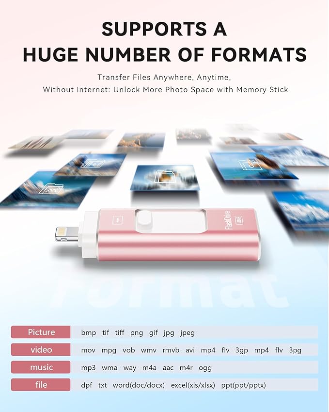 Apple MFi Certified 128GB Flash Drive - Image 7