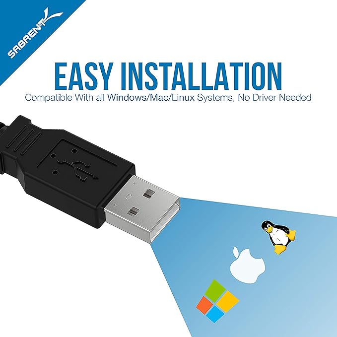 SABRENT USB 2.0 to Serial DB-9 RS-232 Adapter Cable 6ft Cable - Image 4