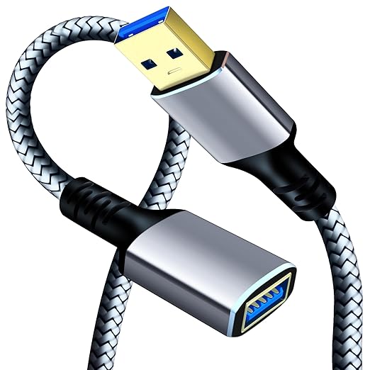 Tan QY USB 3.0 Extension Cable 6Ft, USB 3.0 High Speed Extender Cord Type A by Tan+QY