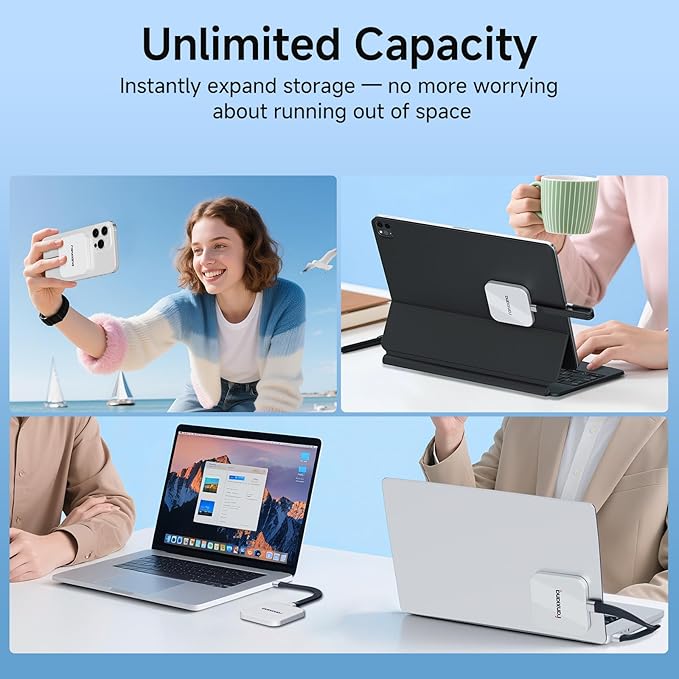 2TB Magnetic External SSD, 2000MB/s Type-C USB 3.2 Gen 2x2 Portable SSD - Image 7
