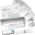 Inkless Portable Printer for Travel, Wireless Thermal Printer Support 8.5 x 11 by PRT