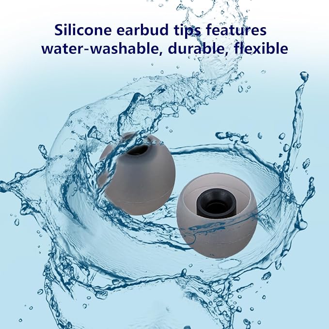Earbud Replacement Tips Silicone Earbud Covers Fit - Image 5