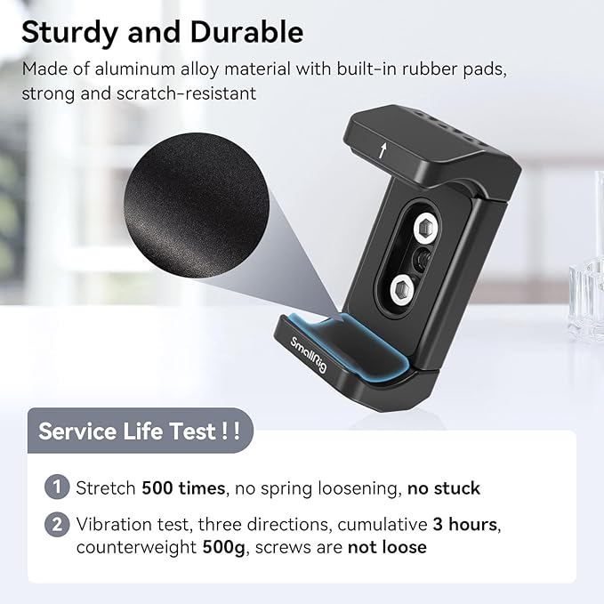 SmallRig Aluminum Power Bank Holder, Powerbank Mount Clamp Compatible - Image 7