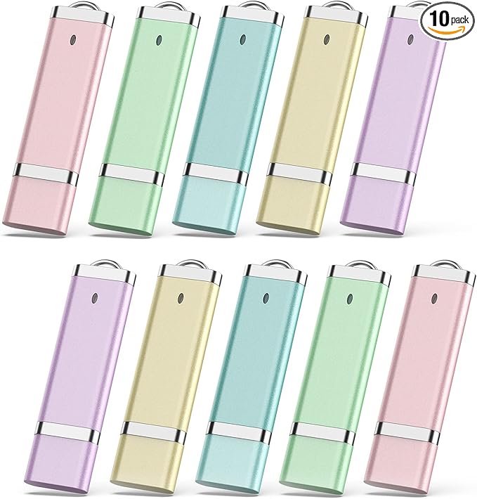 KEXIN 10 Pack 32GB Flash Drive USB Drive Thumb Drive 32 GB USB Flash Drive Jump by Home