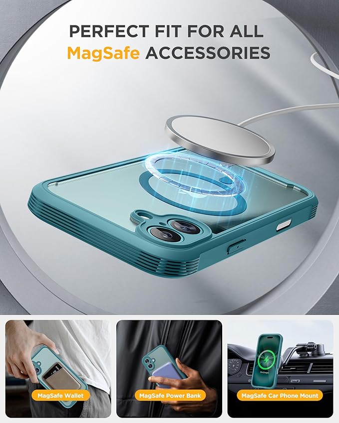 Miracase Magnetic for iPhone 16 Plus Case Full-Body Phone - Image 6