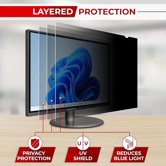 20 Inch 16:9 Computer Privacy Screen Filter - Image 8