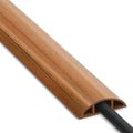 Floor Cord Cover 10ft, Cord Hider Floor Brown Walnut Wood, Floor Cable by ZhiYo