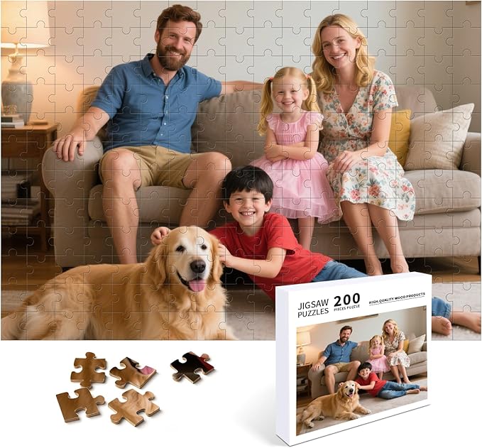 Custom Photo Puzzle – Personalized Jigsaw Puzzle from Your Photos in by Unknown