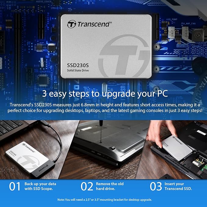 Transcend 1TB 2.5" SATA III 6Gb/s SSD - Image 8