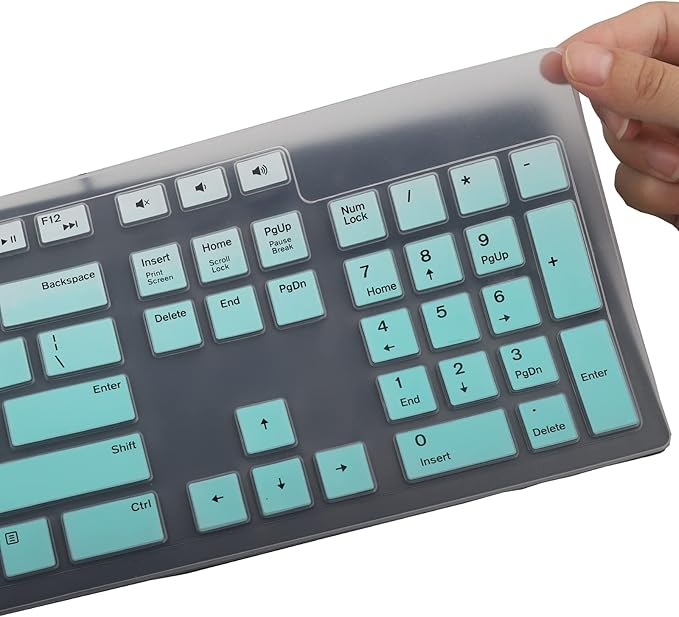 Keyboard Cover Skin for Dell KM636 KB216 KB216t KB216d KB216p Wired & Wireless - Image 5