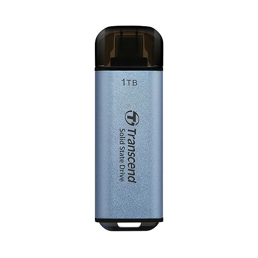 Transcend 1TB External SSD, USB 3.2 Gen2, Portable SSD by Transcend