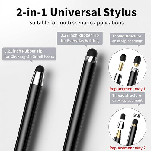 10 PCS Stylus, Stylus Pen for Touchscreen, Stylus 2-in-1 High Sensitivity & - Image 2