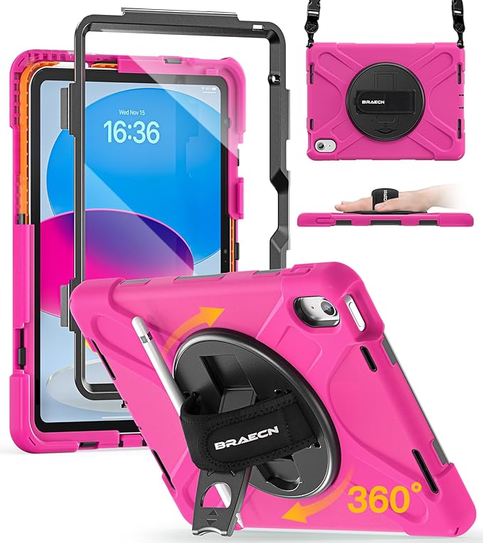 BRAECN for iPad 11th/10th Generation case 11/10.9 inch 2025/2022 Heavy Duty by BRAECN