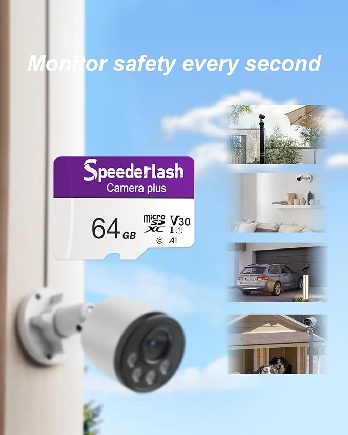 Micro SDXC Memory Card 64GB, Speederlash Camera Plus TF Card - Image 2