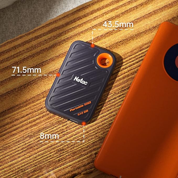 Netac 512GB Extreme Portable SSD External Solid State Drives Up to 2000MB/s - Image 5