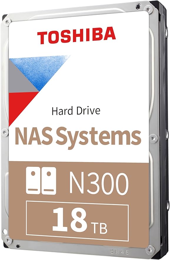 Toshiba N300 18TB NAS 3.5-Inch Internal Hard Drive by Toshiba