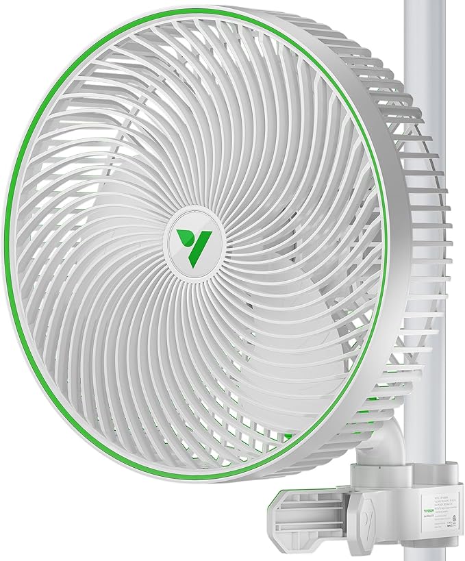 VIVOSUN AeroWave E9 Grow Tent Fan 9", EC Motor, WiFi-Controllable, US Patented by VIVOSUN
