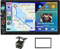 2 DIN Car Stereo Wireless Carplay&Android Auto, USB-C Head Unit 7” Touch Screen by Upriding