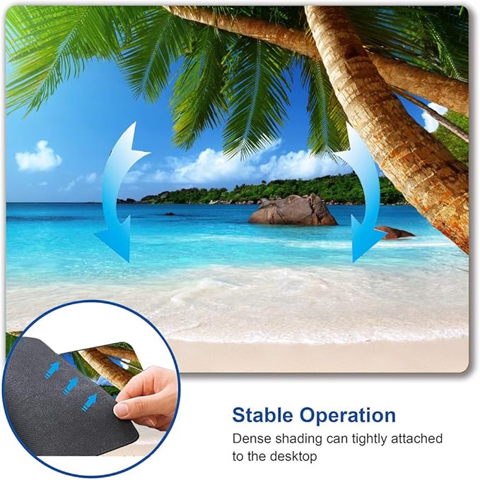 Beach Mouse Pad With Coconut Trees - Image 6