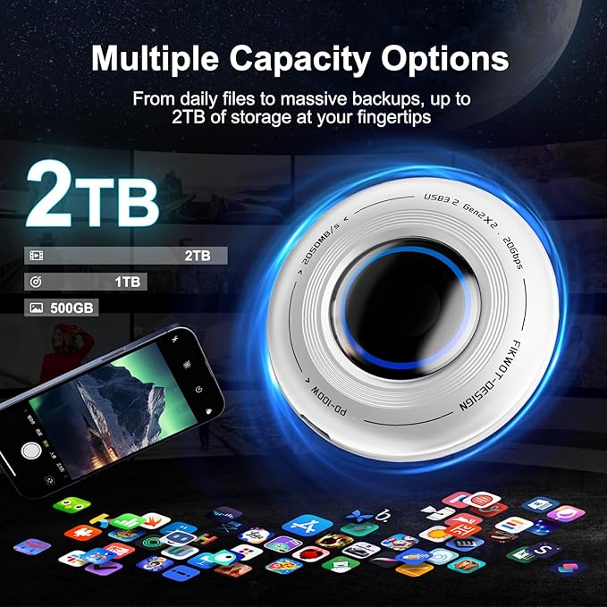 FP108 2TB Magnetic Portable SSD, External Solid State Drives - Image 7