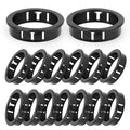 15PCS 1-3/4" Black Cable Snap Bushing Grommet, Snap in Cord Bushing Protect by Unknown