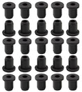 25 pcs 5/16" Drill Hole，3/16" ID Black Silicone Top hat Rubber Grommets by Unknown