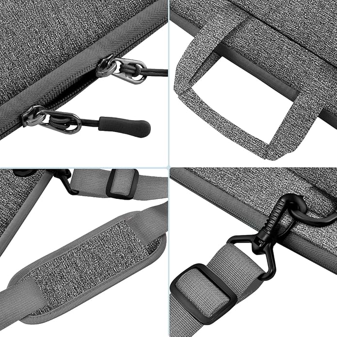 Universal Laptop Shoulder Bag 13-17.3 Inch Shockproof Briefcase - Image 5