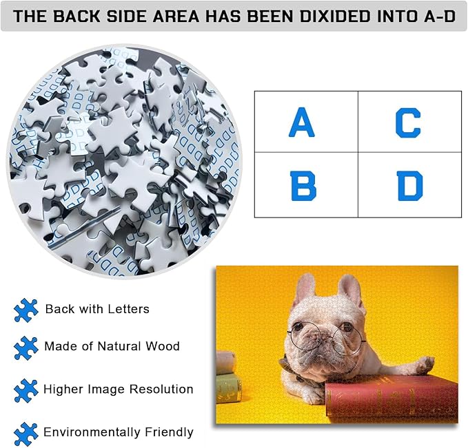 Custom Puzzle 120/200/300/500/1000/1500 Pieces, Personalized Puzzle from Your - Image 3