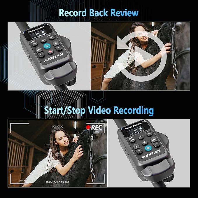 AODELAN Remote Control Camcorder Wireless Zoom Controller - Image 6