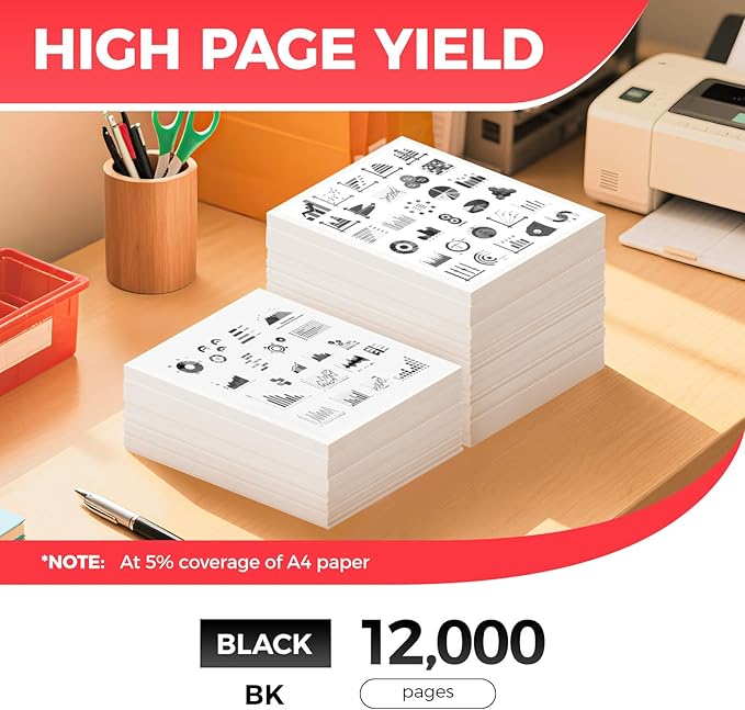 T08 T08L Black High Capacity Toner Cartridge 1-Pack - Image 3