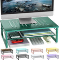 gianotter 2-Tier Metal Monitor Stand Riser, Desk Organizer by gianotter
