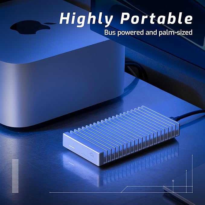 OWC 8TB Express 1M2 40Gb/s Portable NVMe SSD USB4 Ultra Fast External SSD Drive - Image 6