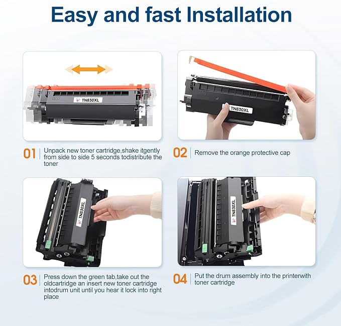TN830XL Toner Cartridge Replacement - Image 4