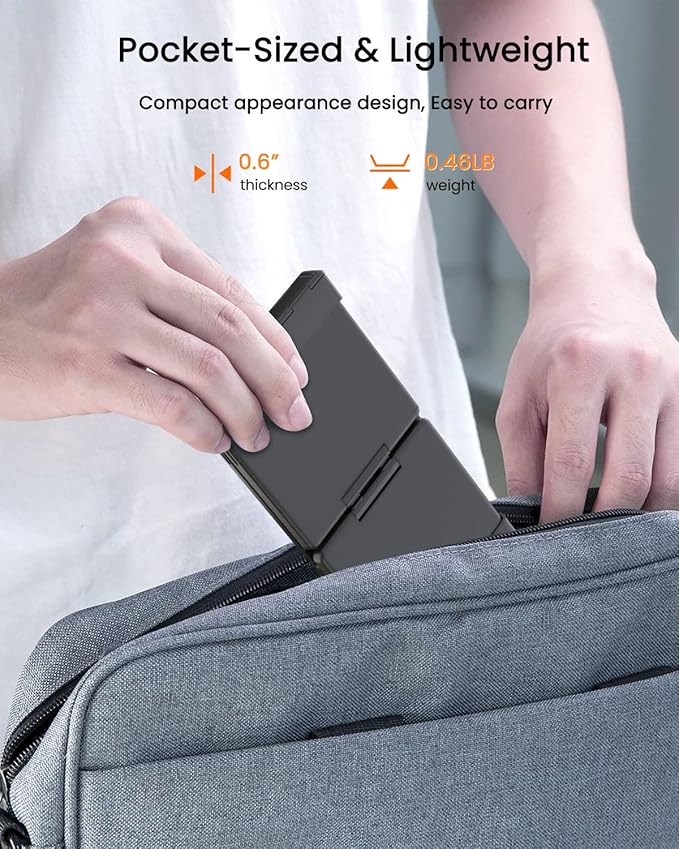 Foldable Bluetooth Keyboard, Wireless Portable Keyboard - Image 6
