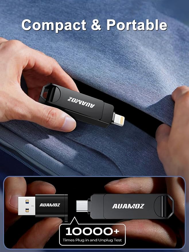 512GB Flash Drive Intended for iPhone, Memory Stick Storage Files Photos Videos - Image 8