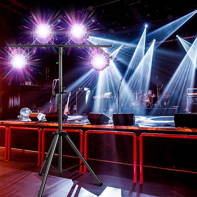DJ Lights Stand, Heavy Duty DJ Stand 1 Pack, Portable Par Can Tripod Stage - Image 8