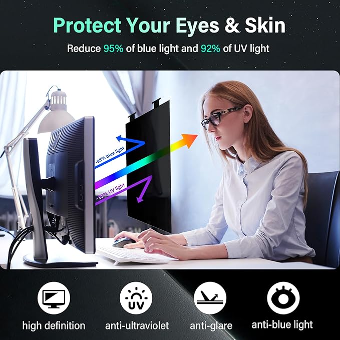 Magnetic 24 Inch Computer Privacy Screen - Image 7